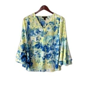 Alfani Bell Sleeve Blouse Size 6 NWOT Women